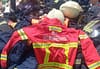 Fardas de Bombeiros no meio do lixo em Coruche
