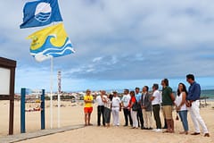 Peniche recebe cerimónia de hasteamento da Bandeira Qualidade Ouro 2023