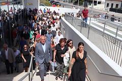 Peniche saiu à rua para a inauguração da Central Elétrica