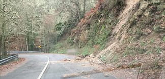 Deslizamento de terras obriga ao realojamento de 11 pessoas em Leiria