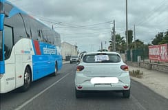 Marcha lenta com cerca de 30 carros reivindica hospital nas Caldas da Rainha