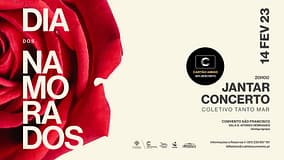 Coimbra: Convento São Francisco celebra Dia dos Namorados com Coletivo Tanto Mar em jantar-concerto