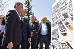 Presidente da República visita Leiria e mostra preocupação e solidariedade