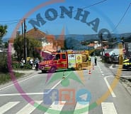 Acidente em Alcobaça causa um ferido grave e corta trânsito na EN8