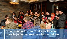 POMBAL: Grupos folclóricos cantam as Janeiras em restaurantes da cidade no Dia de Reis