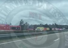 Autoestrada 13 reabriu ao trânsito após acidente em Salvaterra de Magos