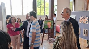 Santarém: Exposição de arte bruta do Departamento de Psiquiatria na Sala de Leitura