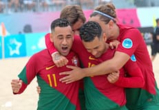 Portugal vence Paraguai na estreia no Mundial de futebol de praia