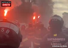 Bombeiros sapadores em início de carreira com aumento de 379 euros até 2027