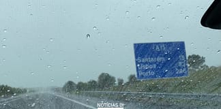 Sete distritos de Portugal continental sob aviso laranja por chuva forte e trovoada