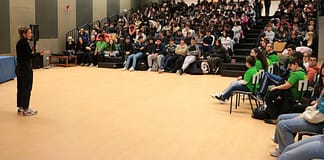Escola secundária do Bombarral recebeu a judoca Telma Monteiro