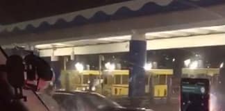 Homem de 38 anos em estado grave após colisão conta praça das portagens da A8 em Tornada