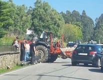 Homem morre depois de colisão entre trator e motociclo em Viana do Castelo