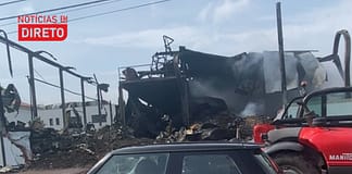 Óbidos: Notícias em Direto impedido de captar imagem junto ao armazém de fruta consumido pelas chamas para “evitar primeira morte” do incêndio