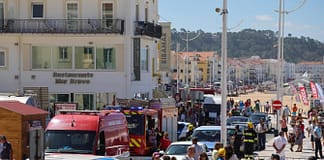 Nazaré: Simulacro testa eficiência de resposta de socorro em plena época balnear